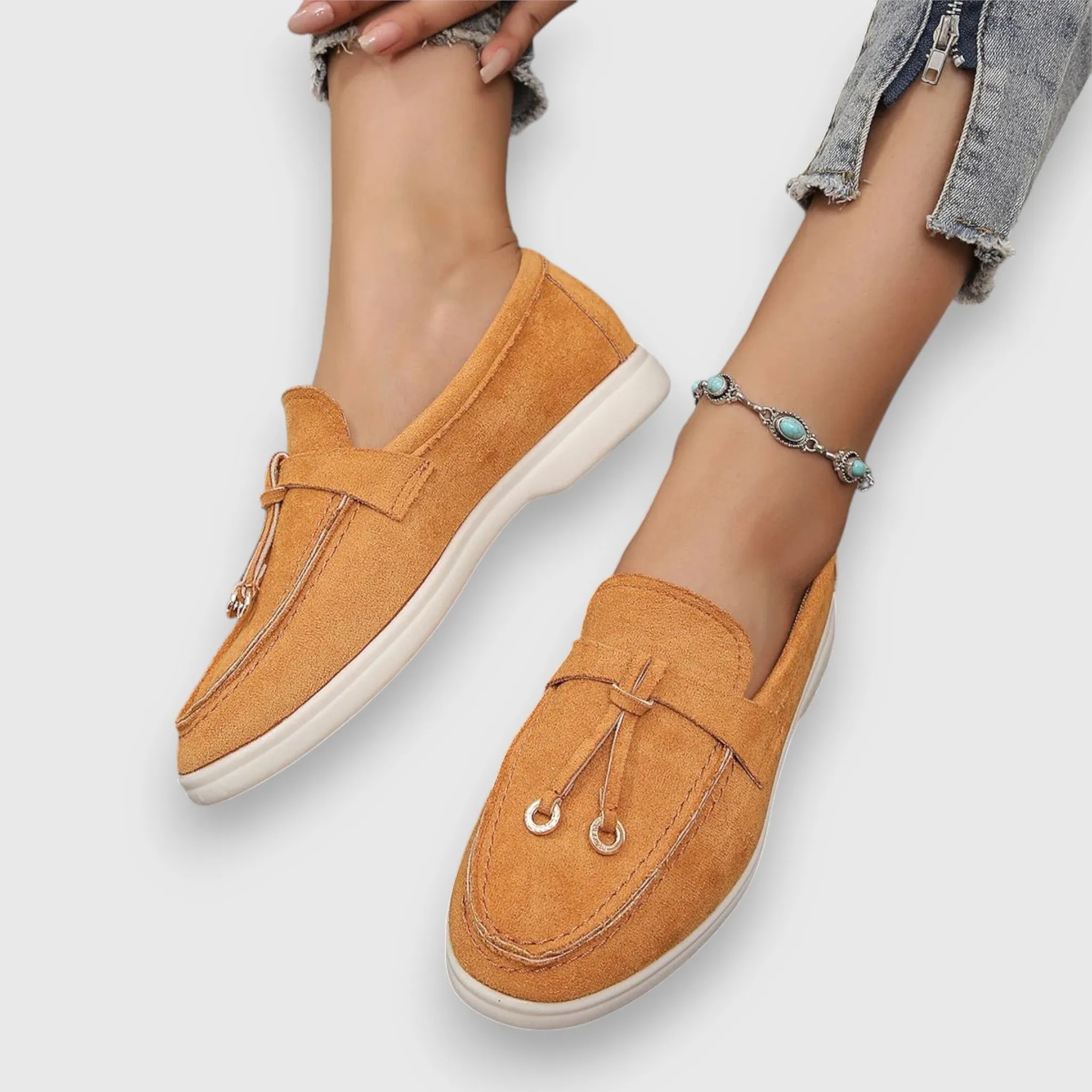 Ailith  Slip-On Canvas Loafers