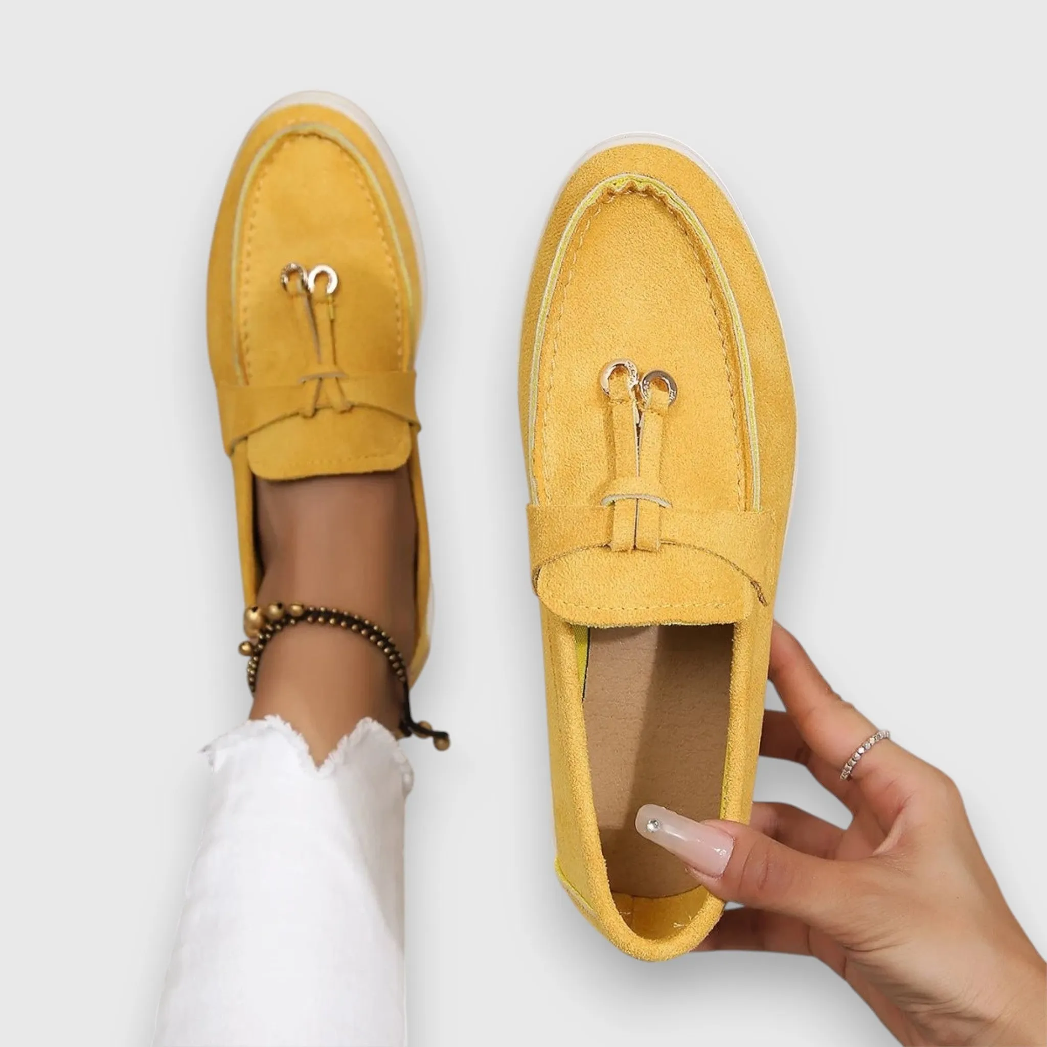 Ailith  Slip-On Canvas Loafers