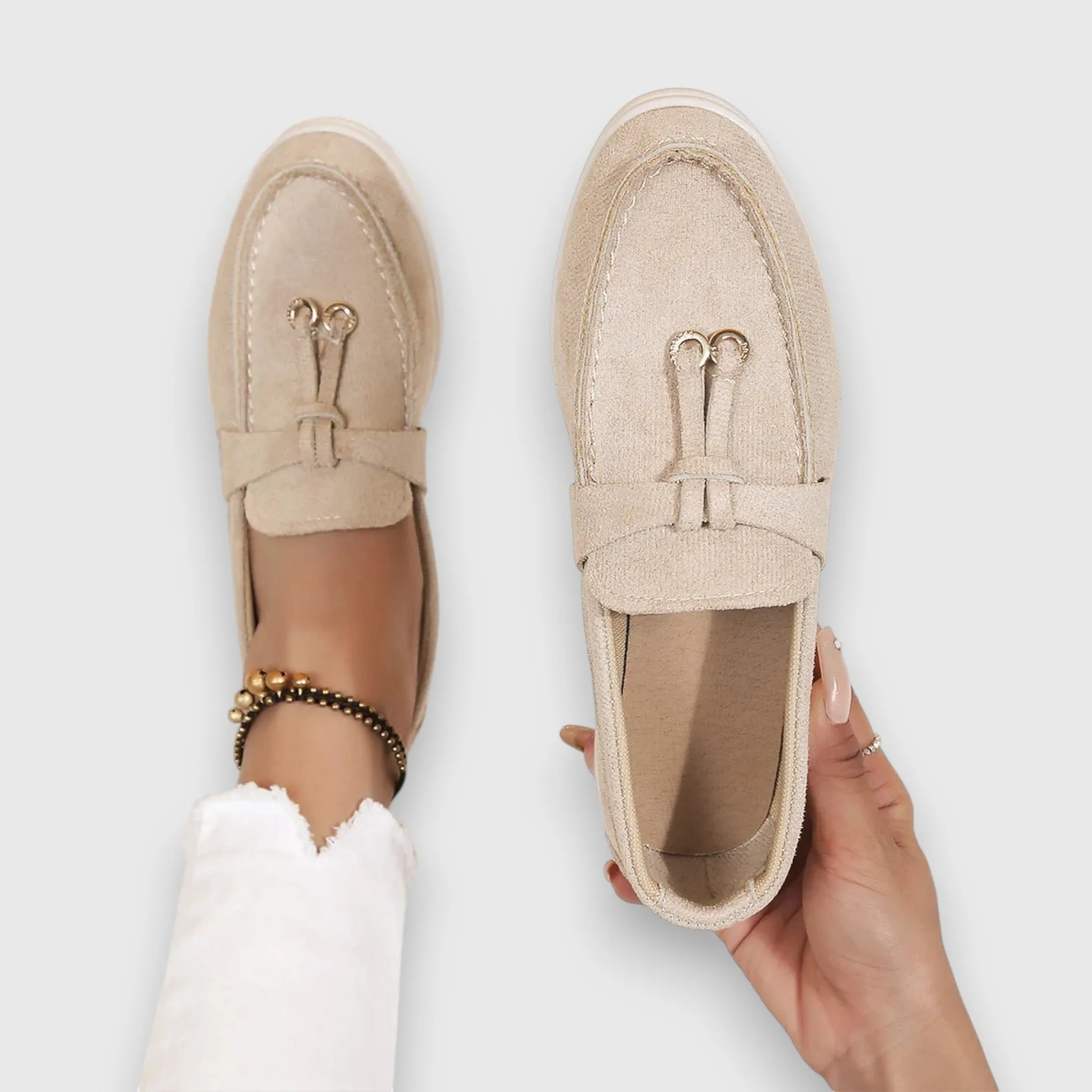 Ailith  Slip-On Canvas Loafers
