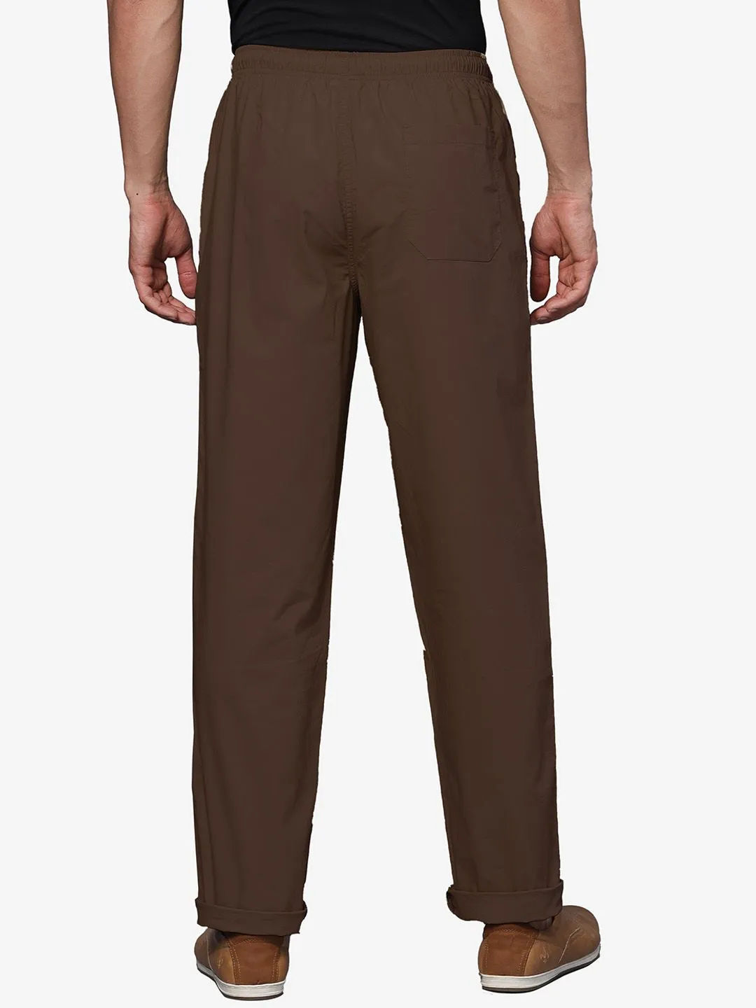 Cotton Coffee Lower Track Pants