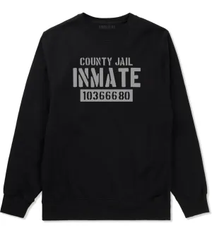 County Jail Inmate 666 Halloween Costume Mens Crewneck Sweatshirt