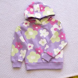 Girls hoodie sweater - Purple