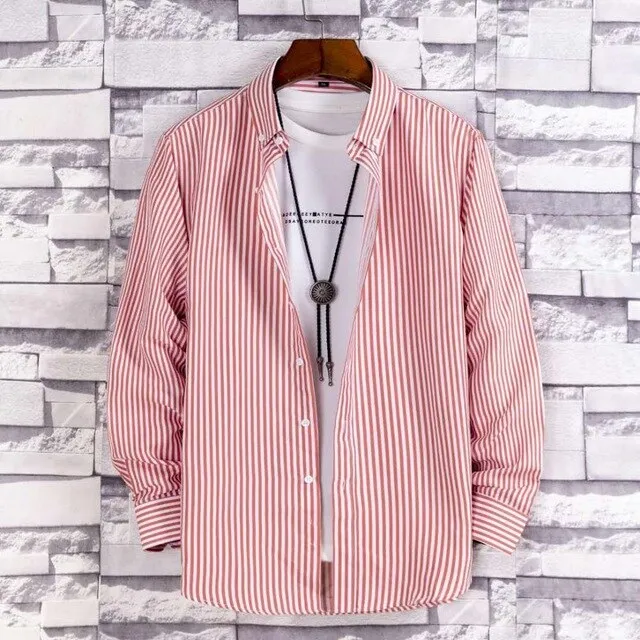 Men Twill Print Shirt.100% Polyester Long Sleeve Shirts .