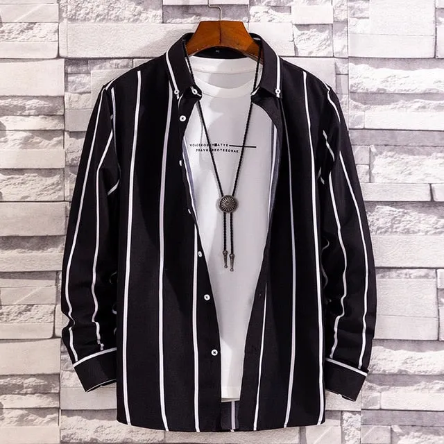 Men Twill Print Shirt.100% Polyester Long Sleeve Shirts .