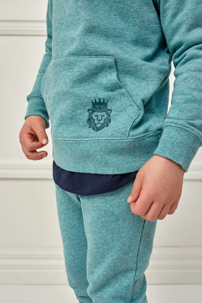 Milky Fleece Track Pant - Sage Green