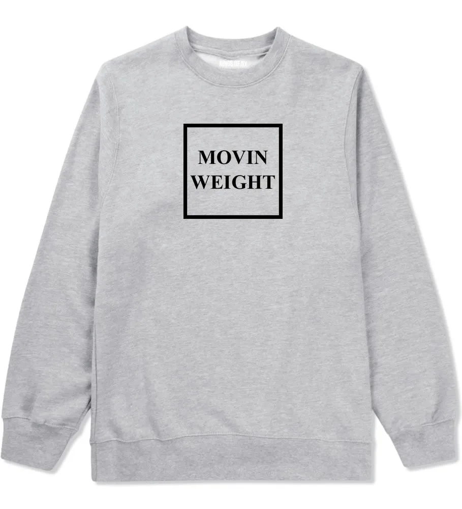 Movin Weight Hustler Boys Kids Crewneck Sweatshirt
