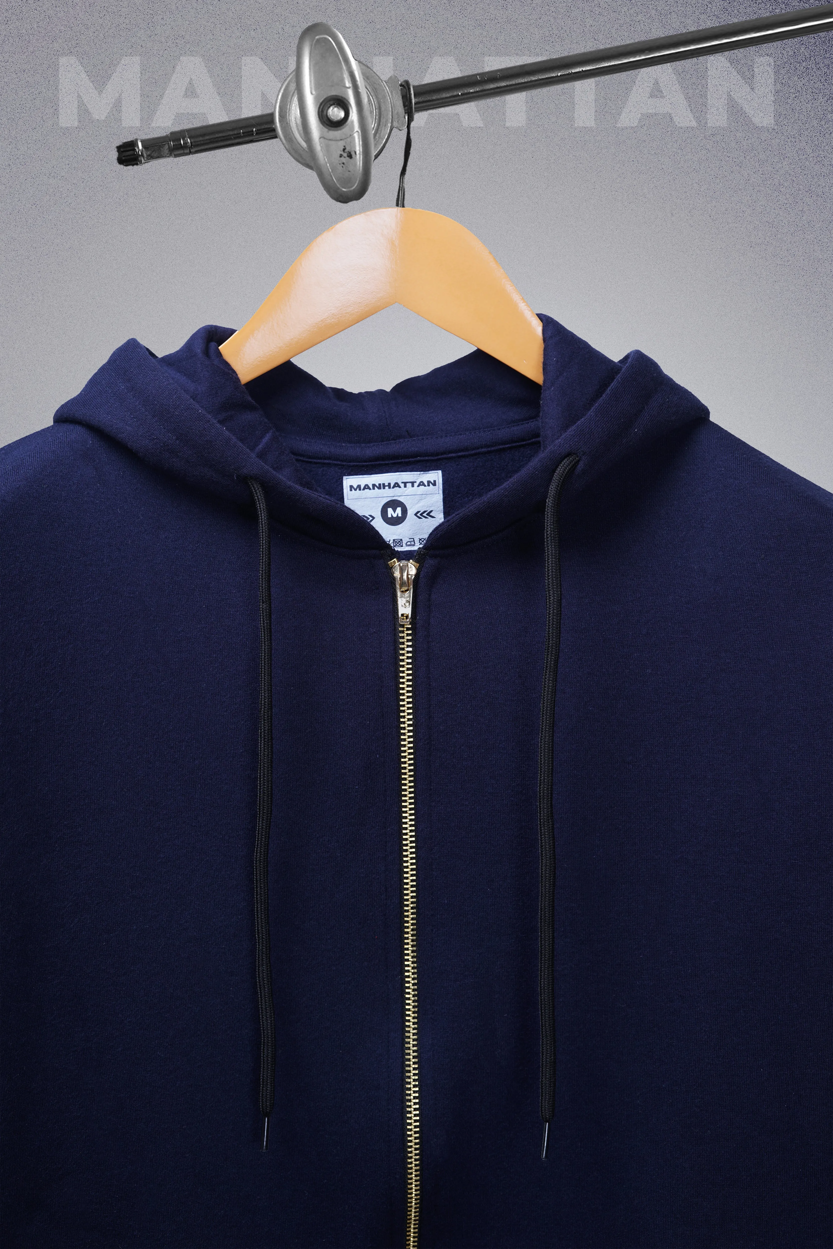 Premium Hoodies Zipper Unisex Navy