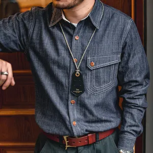 Retro Denim Chief Petty Officer Shirts