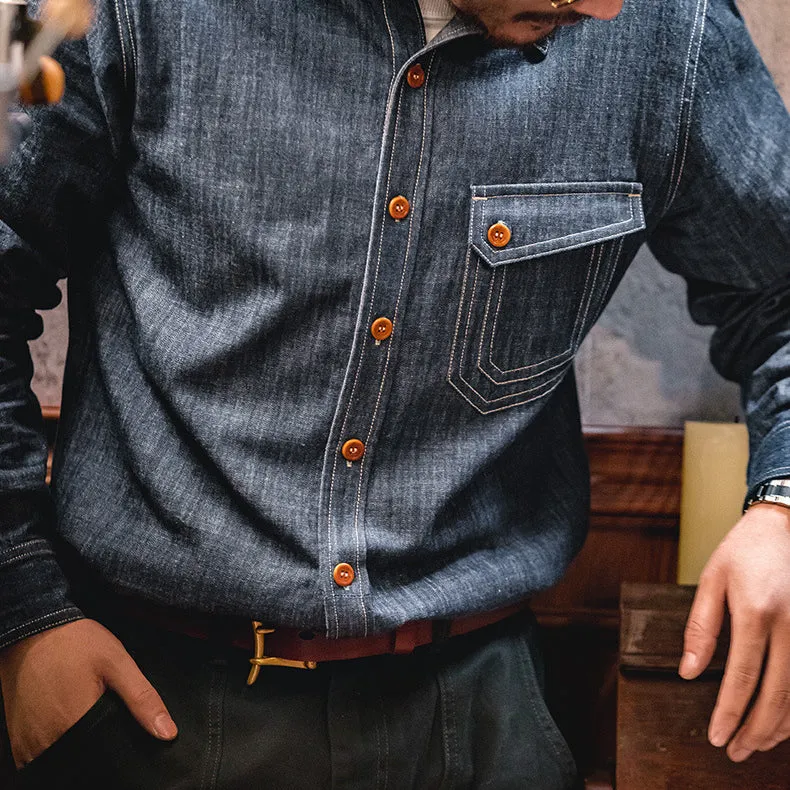 Retro Denim Chief Petty Officer Shirts