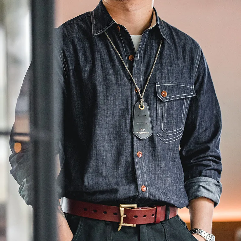 Retro Denim Chief Petty Officer Shirts