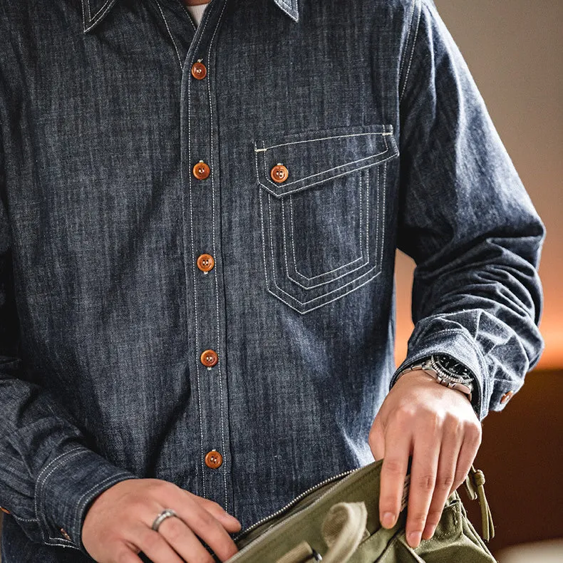 Retro Denim Chief Petty Officer Shirts