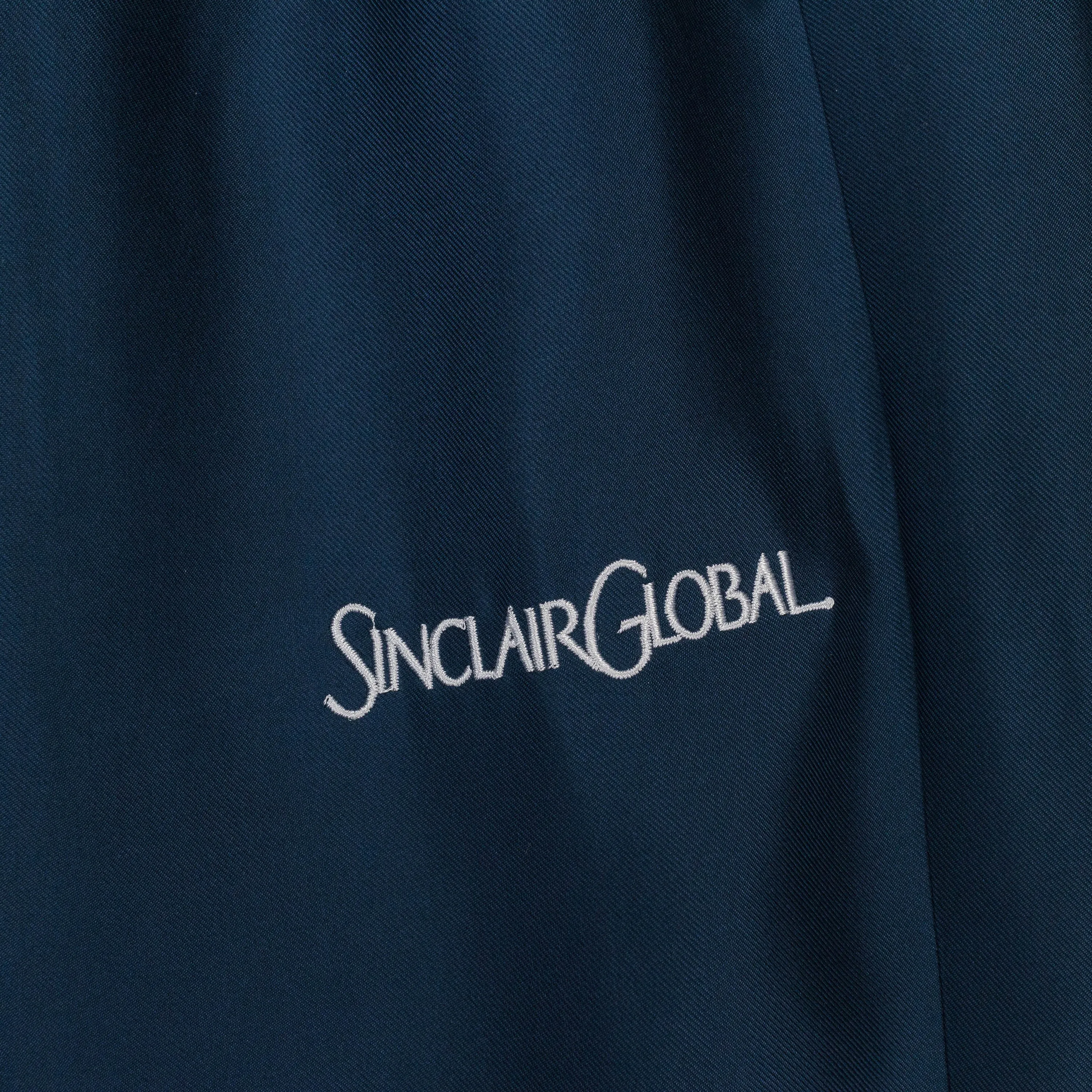 SILK NAVY TRACK PANTS