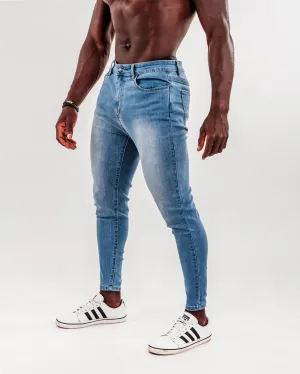 Slim-Stretch Jeans - Light Blue