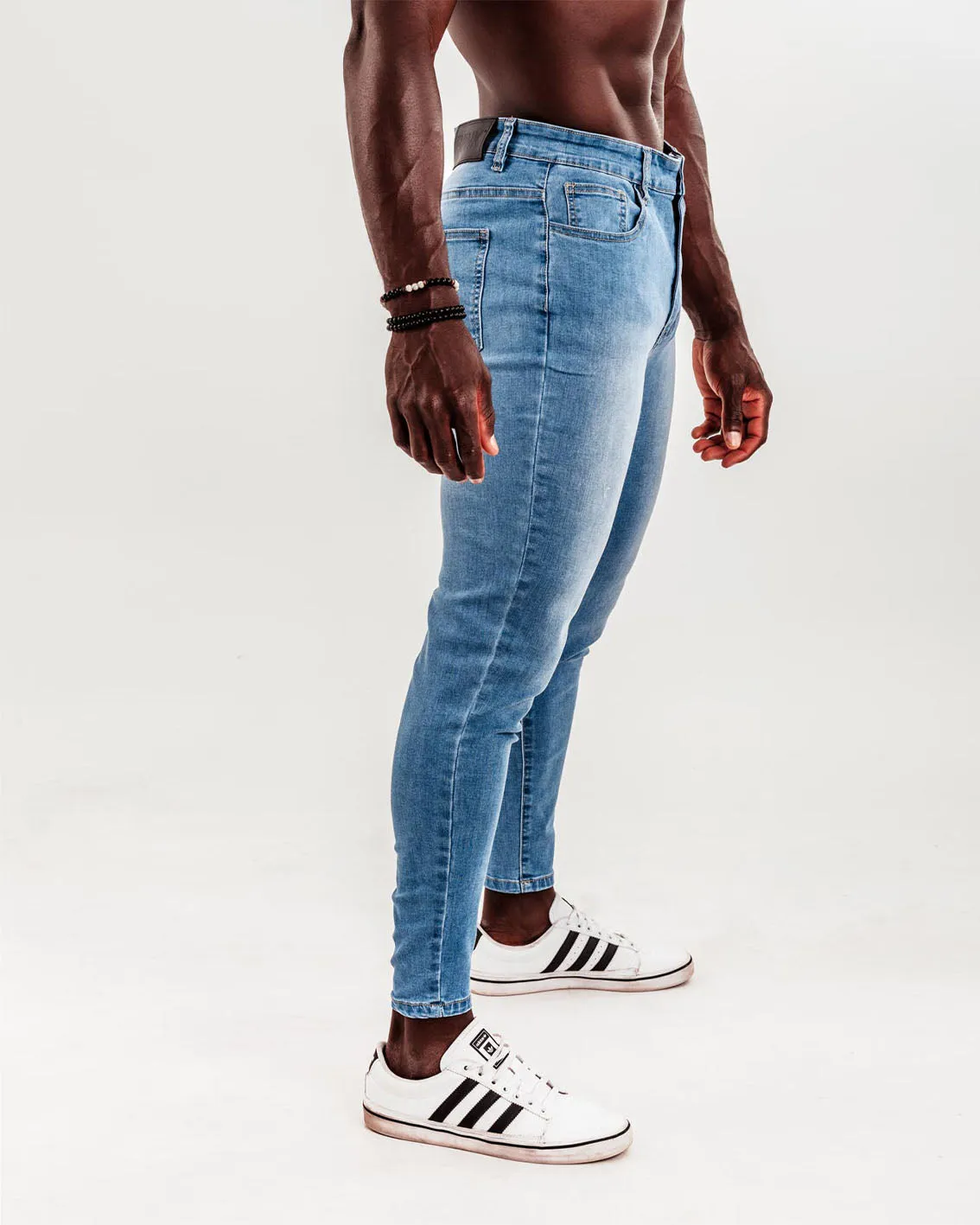 Slim-Stretch Jeans - Light Blue